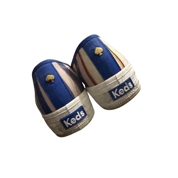 KEDS x Kate Spade Striped Slip On Sneakers Size 5 - Picture 6 of 7